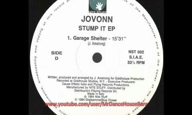 Jovonn - Garage Shelter (1994) (full length)