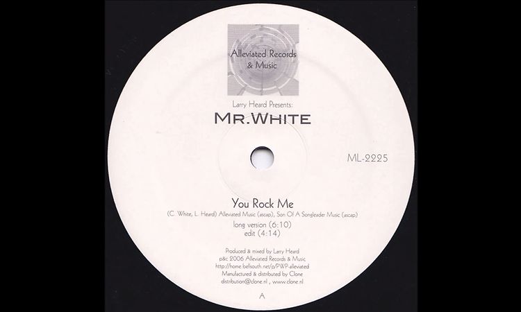 Larry Heard Presents : Mr White ‎– You Rock Me