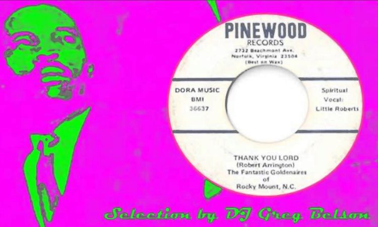 Gospel Sweet Soul 45 - The Fantastic Goldenaires of Rocky Mount, N.C. - 'Thank you Lord'