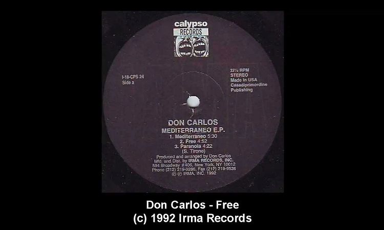 Don Carlos - Free (Mediterraneo E.P.)