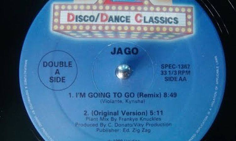 JAGO [I'M GOING TO GO] FRANKIE KNUCKLES ORIGINAL MIX