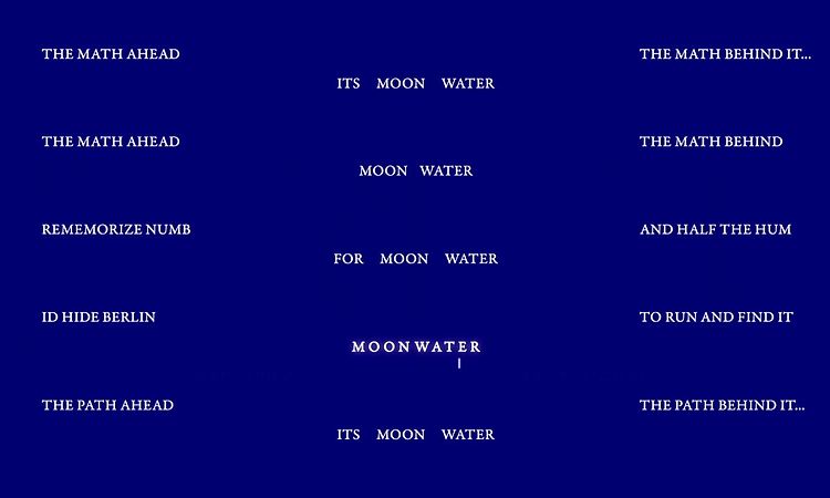 Bon Iver - 21 M◊◊N WATER - Official Lyric Video