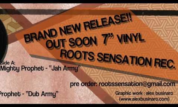 Mighty Prophet - Jah Army side A - Dub Army side B - Roots Sensation Rec.