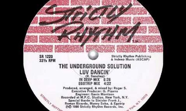 The Underground Solution - Luv Dancin' (egotrip mix) 1990