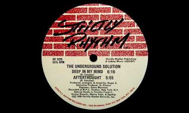 Underground Solution -  Deep In My Mind (Original Mix)