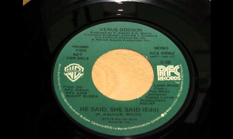 Venus Dodson - He Said, She Said (Edit)