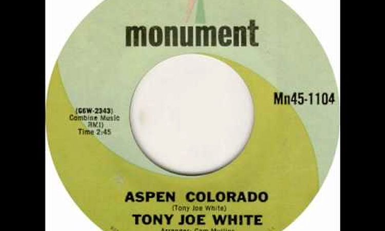 Tony Joe White - Aspen Colorado, Mono 1968 Monument 45 record.