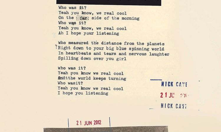 Nick Cave & The Bad Seeds - We Real Cool (Lyric Video)