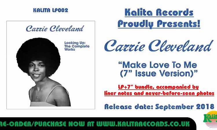 Carrie Cleveland - 'Make Love To Me (7inch Issue Version)' (Official)