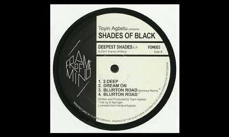 Toyin Agbetu presents Shades Of Black - 2 Deep