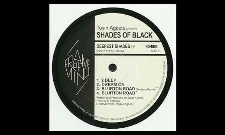 Toyin Agbetu presents Shades Of Black - Dream On