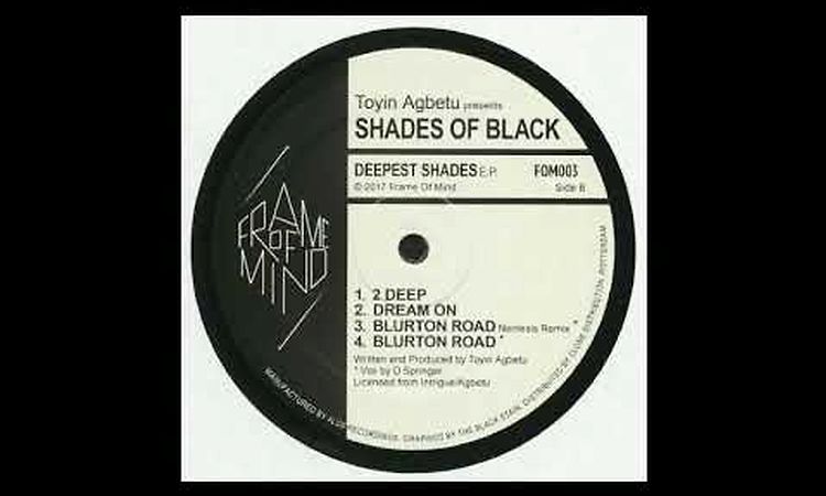 Toyin Agbetu presents Shades Of Black - Blurton Road (Nemesis Remix)