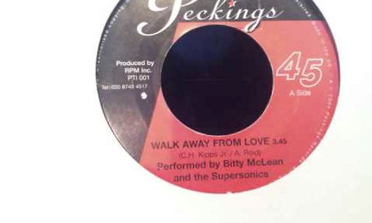 Bitty McLean & The Supersonics - Walk Away From Love