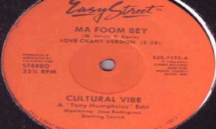 Cultural Vibe ‎– Ma Foom Bey  (Tony Humphries Mix)