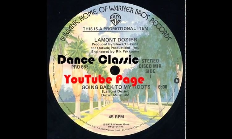 Lamont Dozier - Going Back To My Roots (Disco Mix)