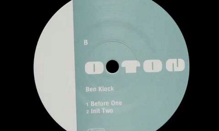 Ben Klock - Before one