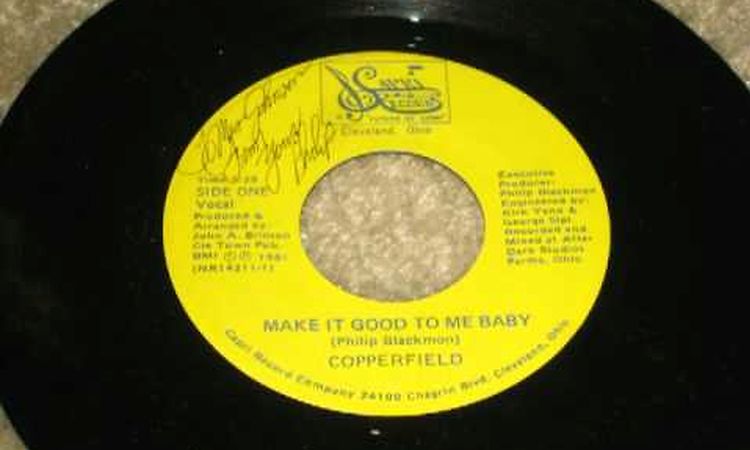 COPPERFIELD Make it Good to Me Baby 1981 RARE Indie ELECTRO-FUNK Ohio