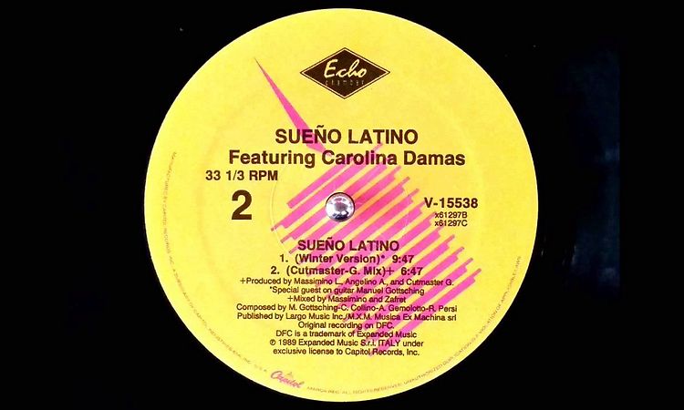 Sueno Latino ~ Sueno Latino [ Cutmaster G Remix ]