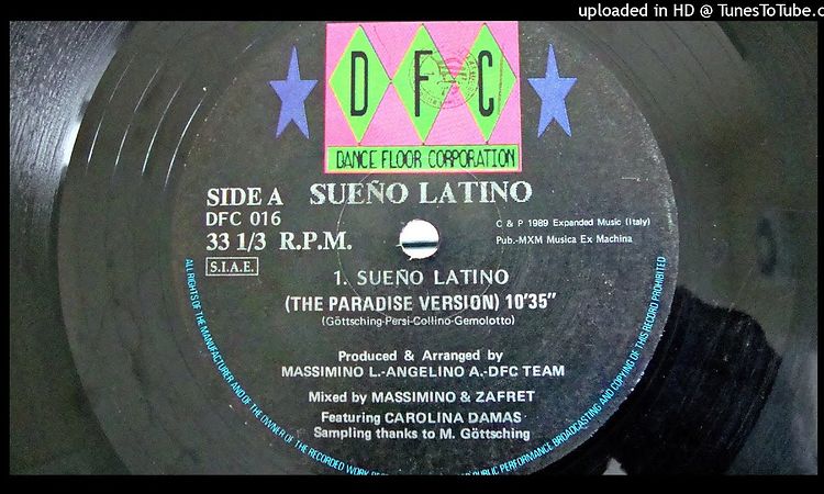 SUEÑO LATINO (THE PARADISE VERSION) 1989