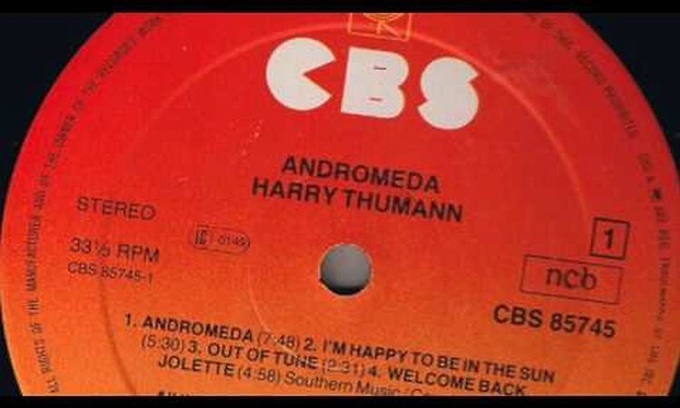 Harry Thumann - Welcome Back, Jolette