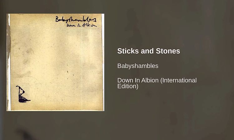 Babyshambles - Sticks and Stones