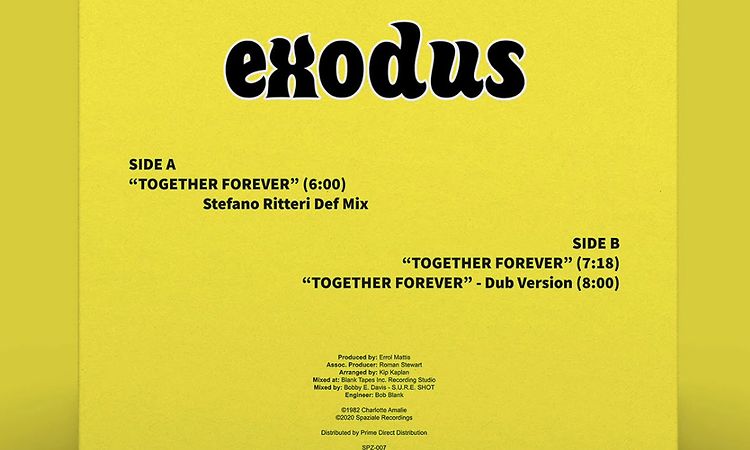 Exodus - Together Forever - Spaziale Recordings