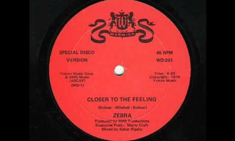 Zebra - Closer To The Feeling - 1976