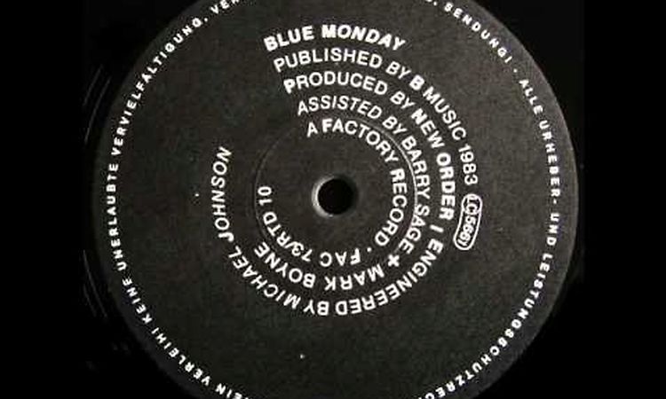 New Order  - Blue Monday (12'' maxi single)