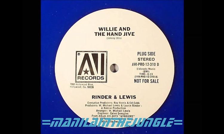 RINDER & LEWIS - Willie And The Hand Jive (1979)