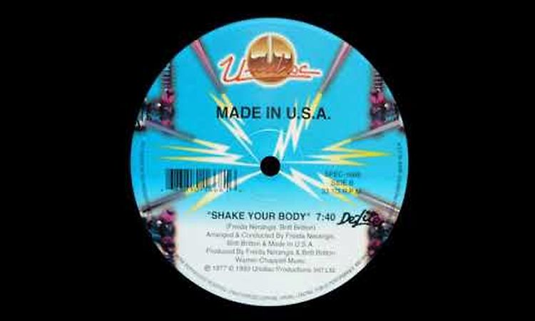 Made In U.S.A. - Shake Your Body - Long Vocal (HQ 12 Single)