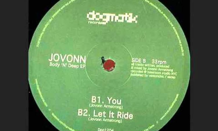 Jovonn ‎- You (Body 'N' Deep EP)