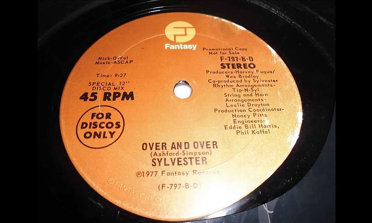 Disco Hit Maxi __ Sylvester - Over & Over 12inch Original Disco Version....Vinyl Only...HD